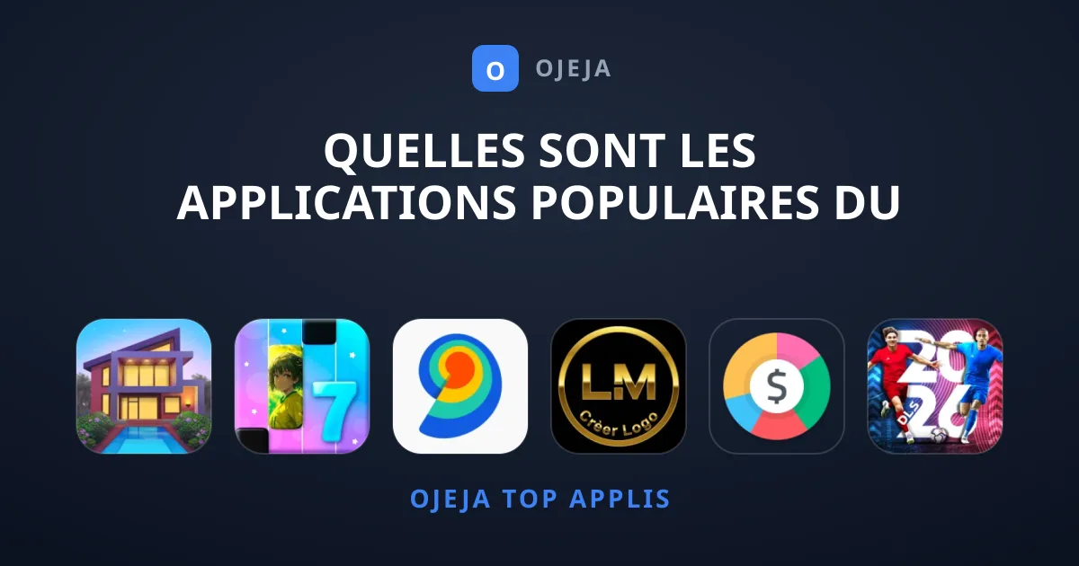 Quelles sont les applications Populaires du moment ?